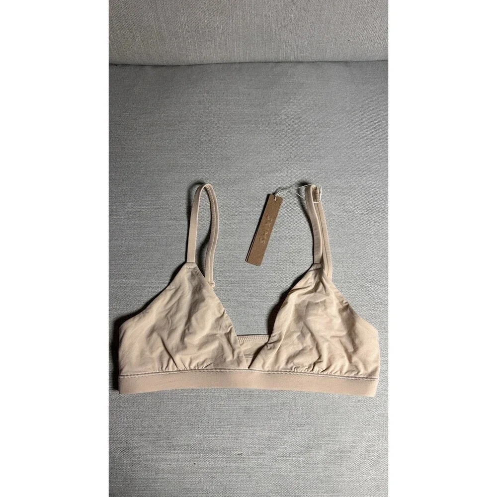 Skims Fits Everybody Triangle Bralette Size S - Picture 4 of 11
